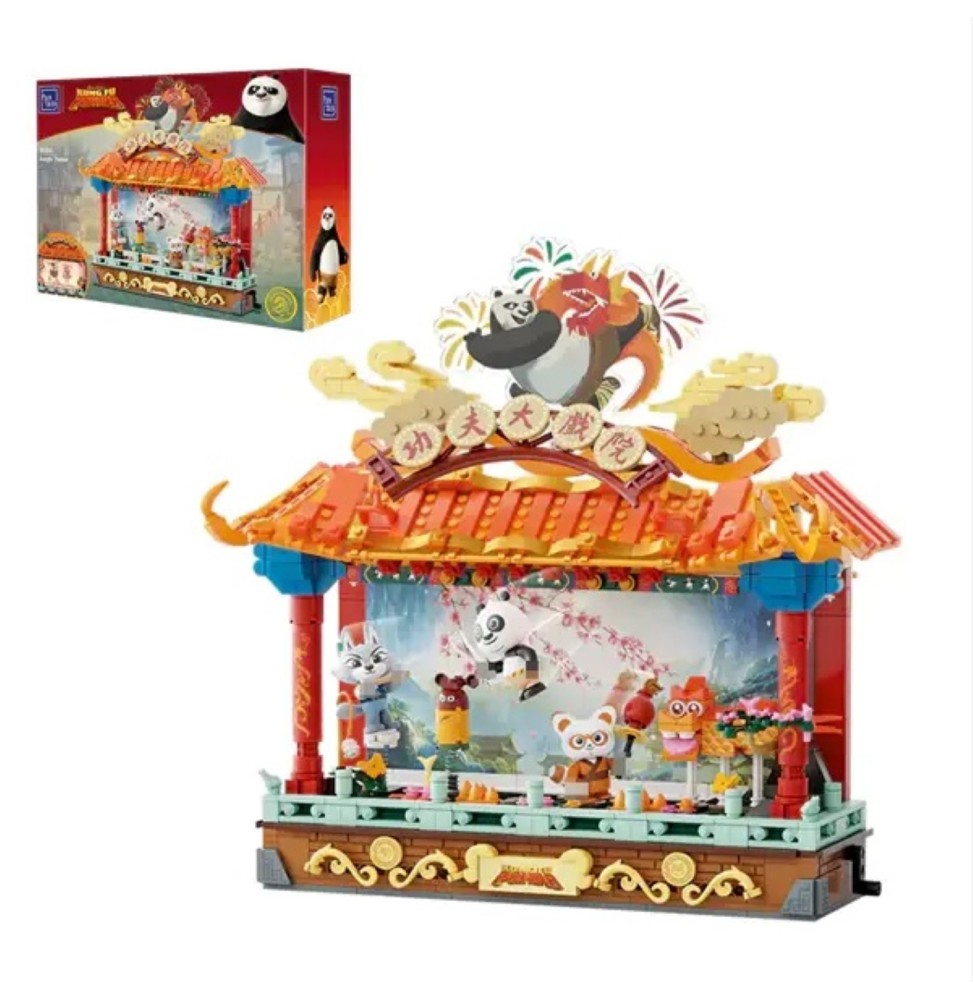 Set A Construire Kung Fu Panda - Kung Fu Theater 38cm