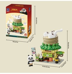 Set A Construire Kung Fu Panda - Po's Bakery 16cm