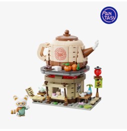 Set A Construire Kung Fu Panda - Shifu's Tea House 15cm