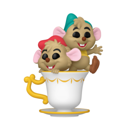 Funko Pop ! Cendrillon 75Th Anniv - Jack & Gusgus In Cup