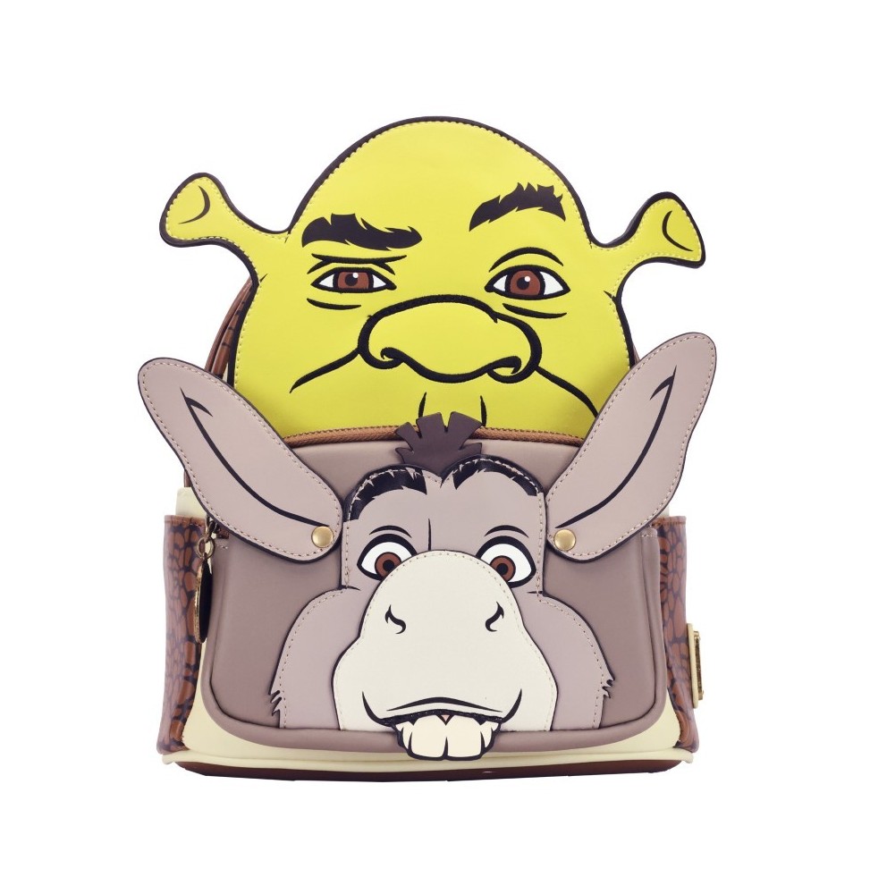 Loungefly Shrek - Mini Sac à Dos Shrek Donkey Cosplay