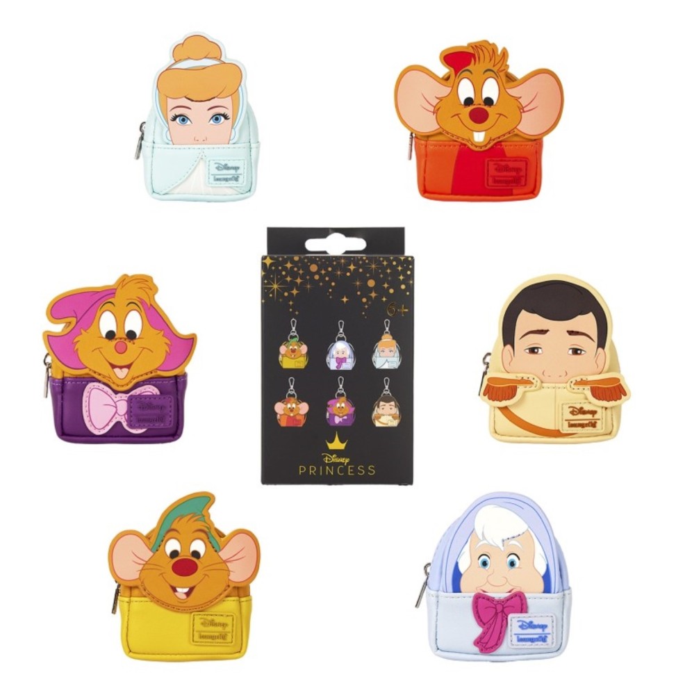 Mini Sac à Dos Loungefly - Disney Charm Mystery Box Cinderella 75th Anniversary