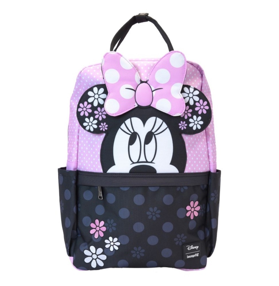 Loungefly Disney - Sac à Dos Nylon Minnie Floral Rock the Dots