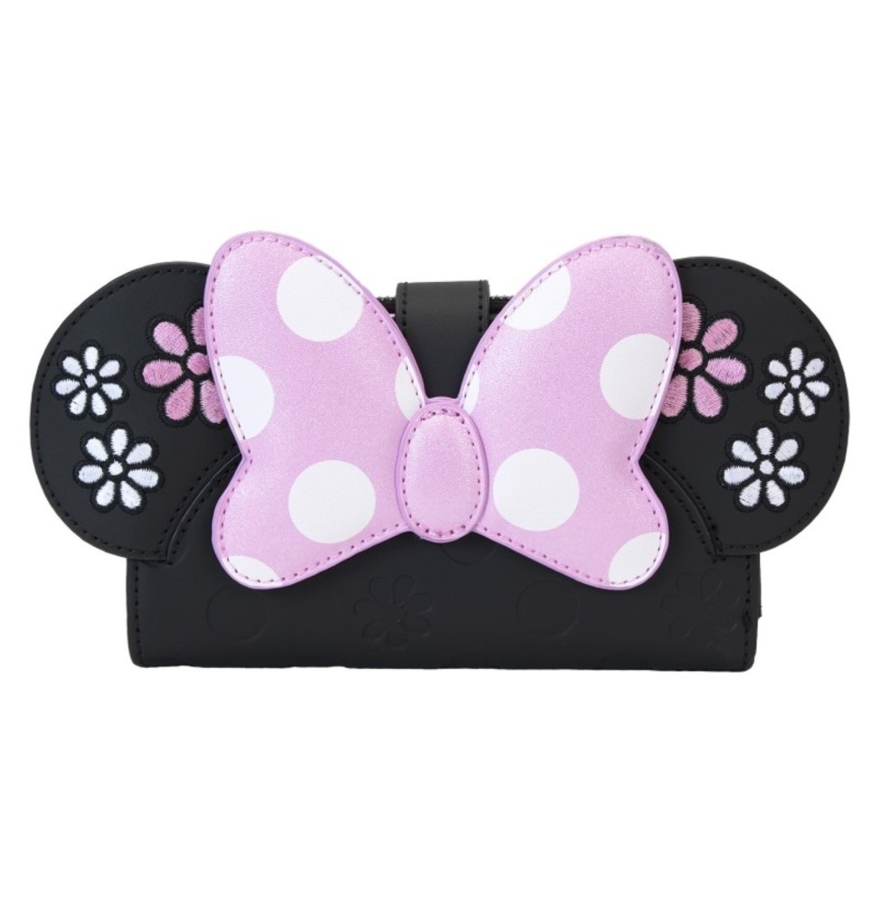 Loungefly Disney - Portefeuille Minnie Floral Rock the Dots