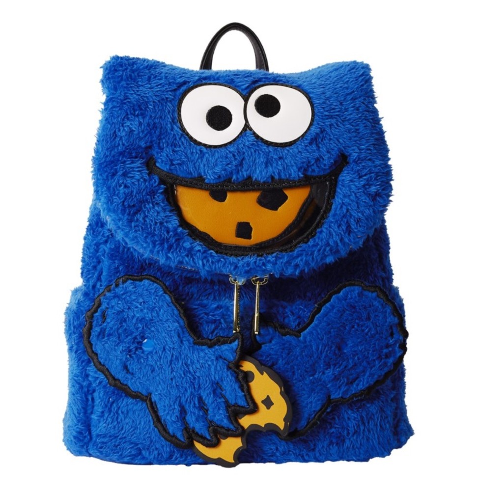 Loungefly Sesame Street - Mini Sac à Dos Cookie Monster Plush