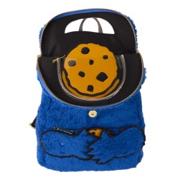 Loungefly Sesame Street - Mini Sac à Dos Cookie Monster Plush