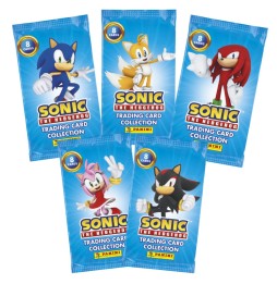 Trading Card Panini Sonic The Hedgehog - Boîte de 18 Pochettes de 8 cartes