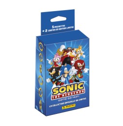 Trading Card Panini Sonic The Hedgehog - Blister de 5 Pochettes + 2 Cartes Édition Limitée