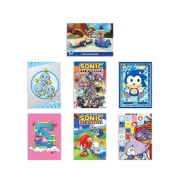 Trading Card Panini Sonic The Hedgehog - Blister de 5 Pochettes + 2 Cartes Édition Limitée