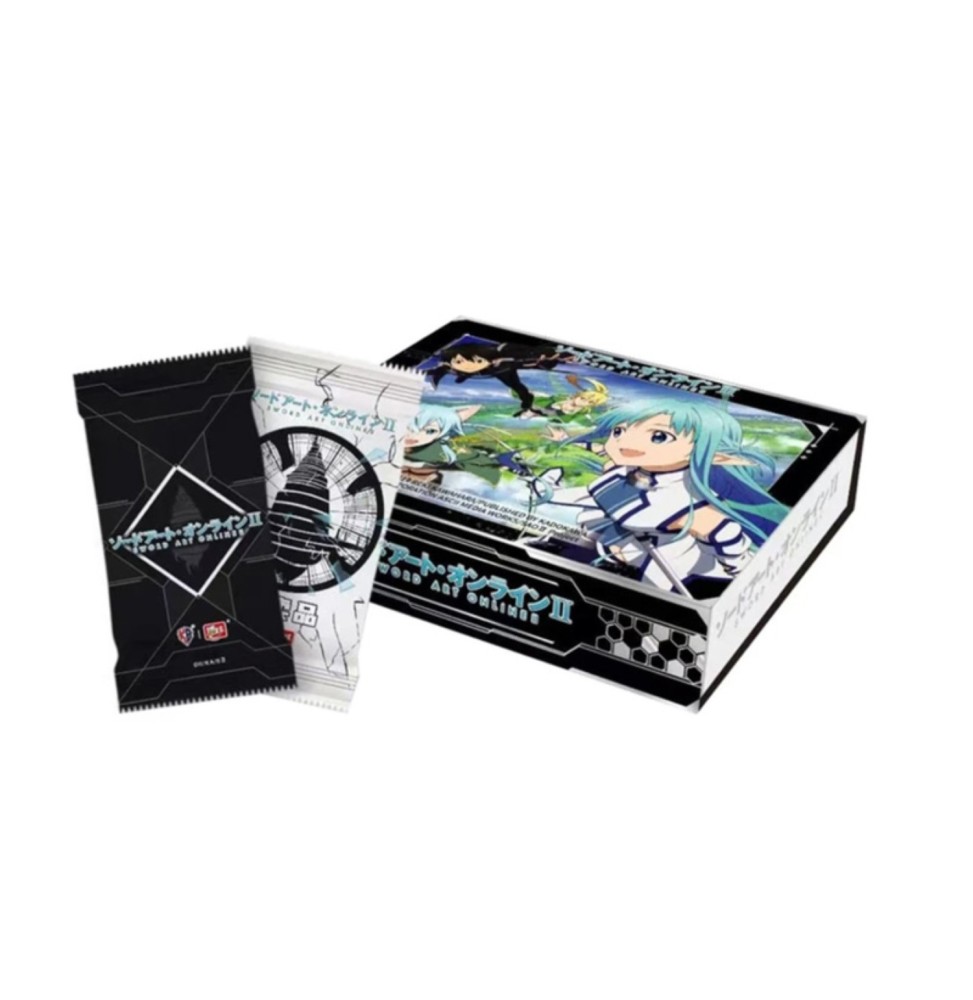 Kayou 110 SworD Art Online - Boîte de 10 Pochettes de 3 Cartes + 1 Booster Spécial