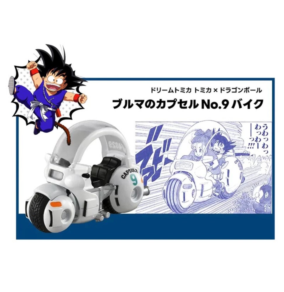 Figurine Dragon Ball Z Tomica Dream - Moto de Bulma