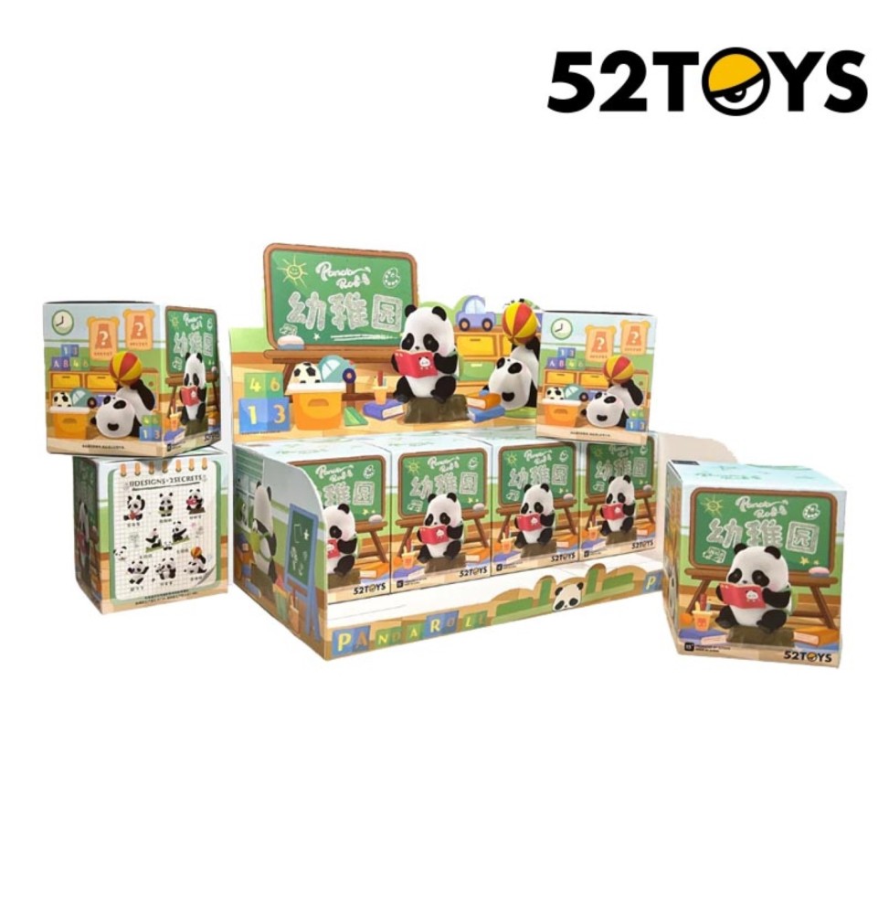 Mystery Blind Box Pandaroll - 52Toys - Kindergarten - Boîte de 8 Pièces