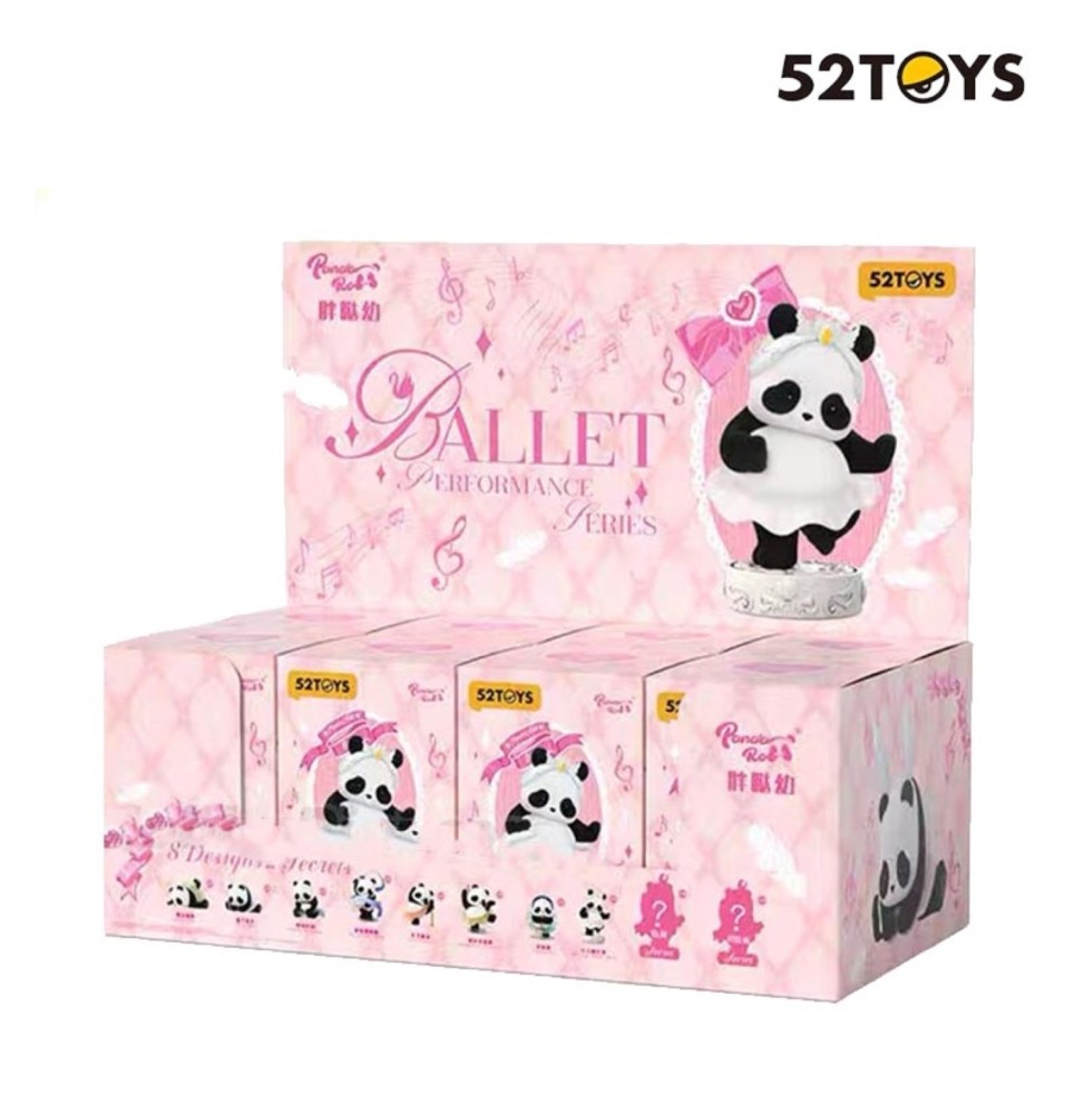 Mystery Blind Box Pandaroll - 52Toys - Ballet Performance - Boîte de 8 Pièces