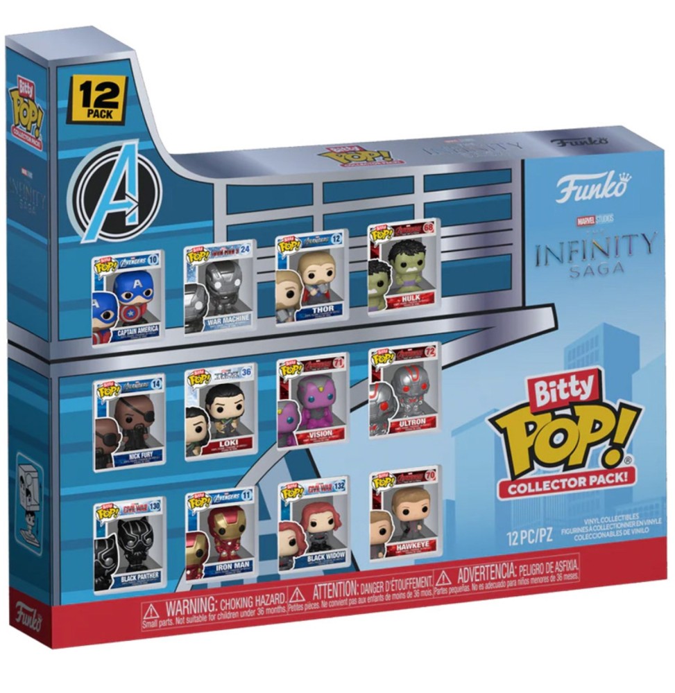 Multipack Bitty Pop Marvel - Infinity Saga de 12 Pièces