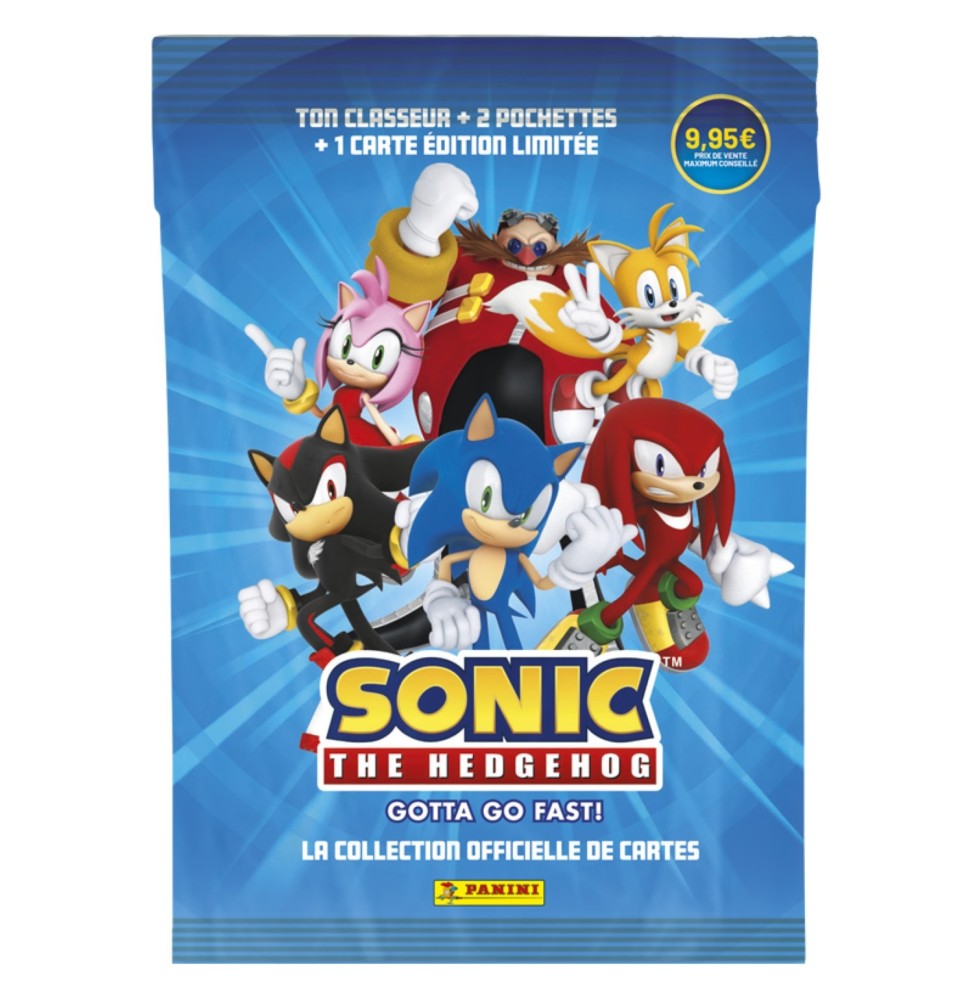 Trading Card Panini Sonic The Hedgehog - Starter Pack "Gotta Go Fast!"