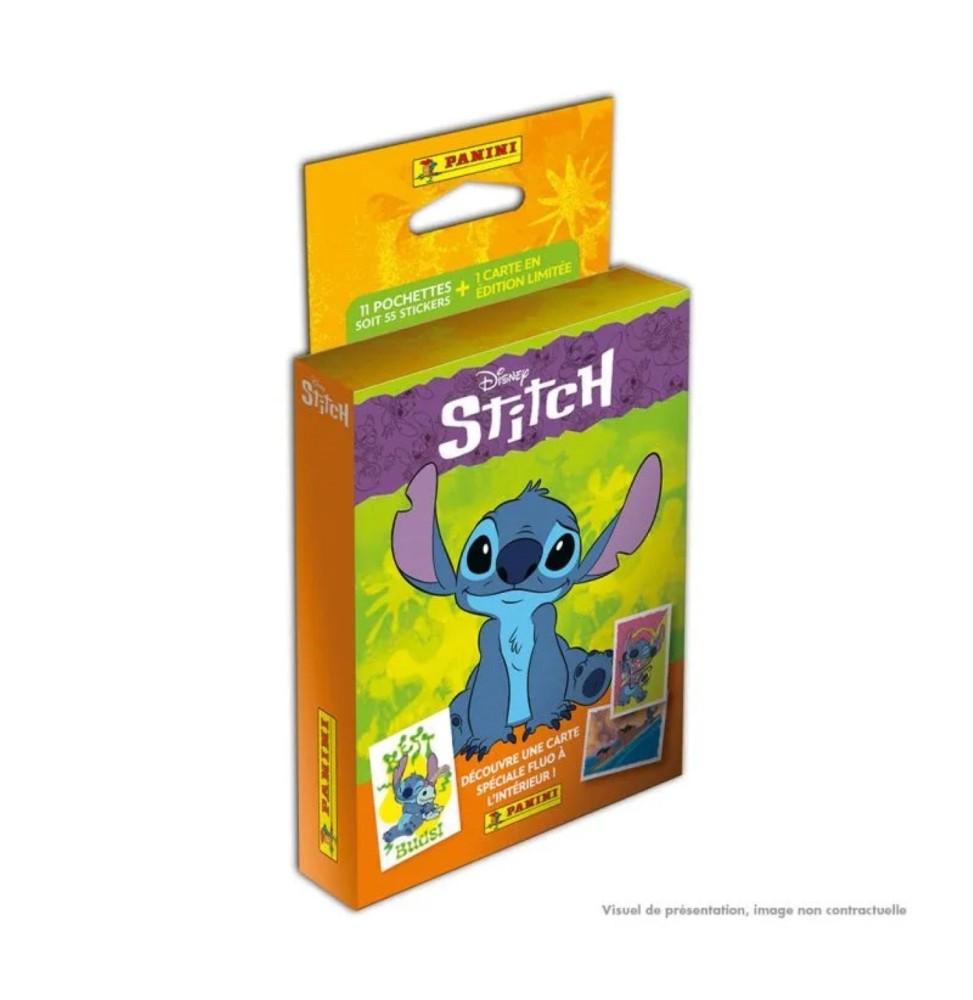 Stickers Panini Stitch - Blister de 11 Pochettes + 1 Carte Édition Limitée