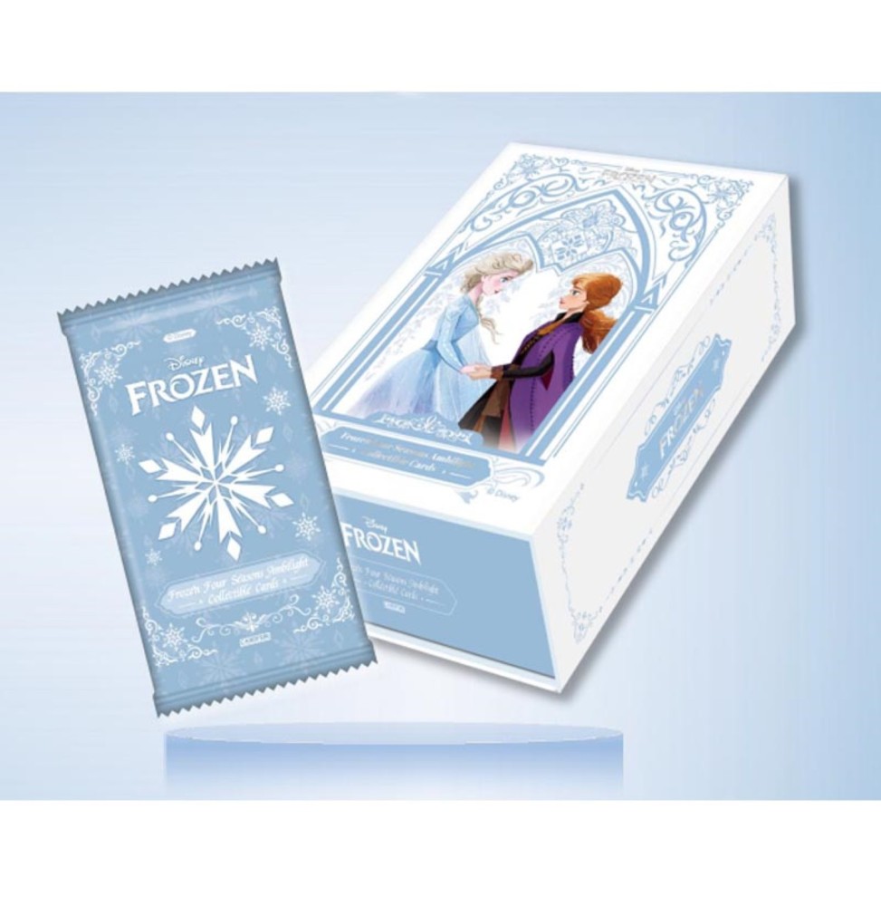 Cardfun Disney Frozen Reine des Neiges Ambilight - Boîte de 10 Boosters de 4 Cartes