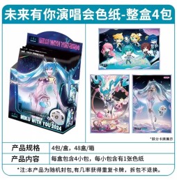 Kayou 110 Hatsune Miku Future Has You 2024 Concert Shikishi Display - 4 pièces