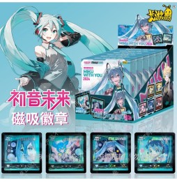 Kayou 110 Hatsune Miku Future Has You 2024 Concert Magnetic Badge Display - 6 pièces