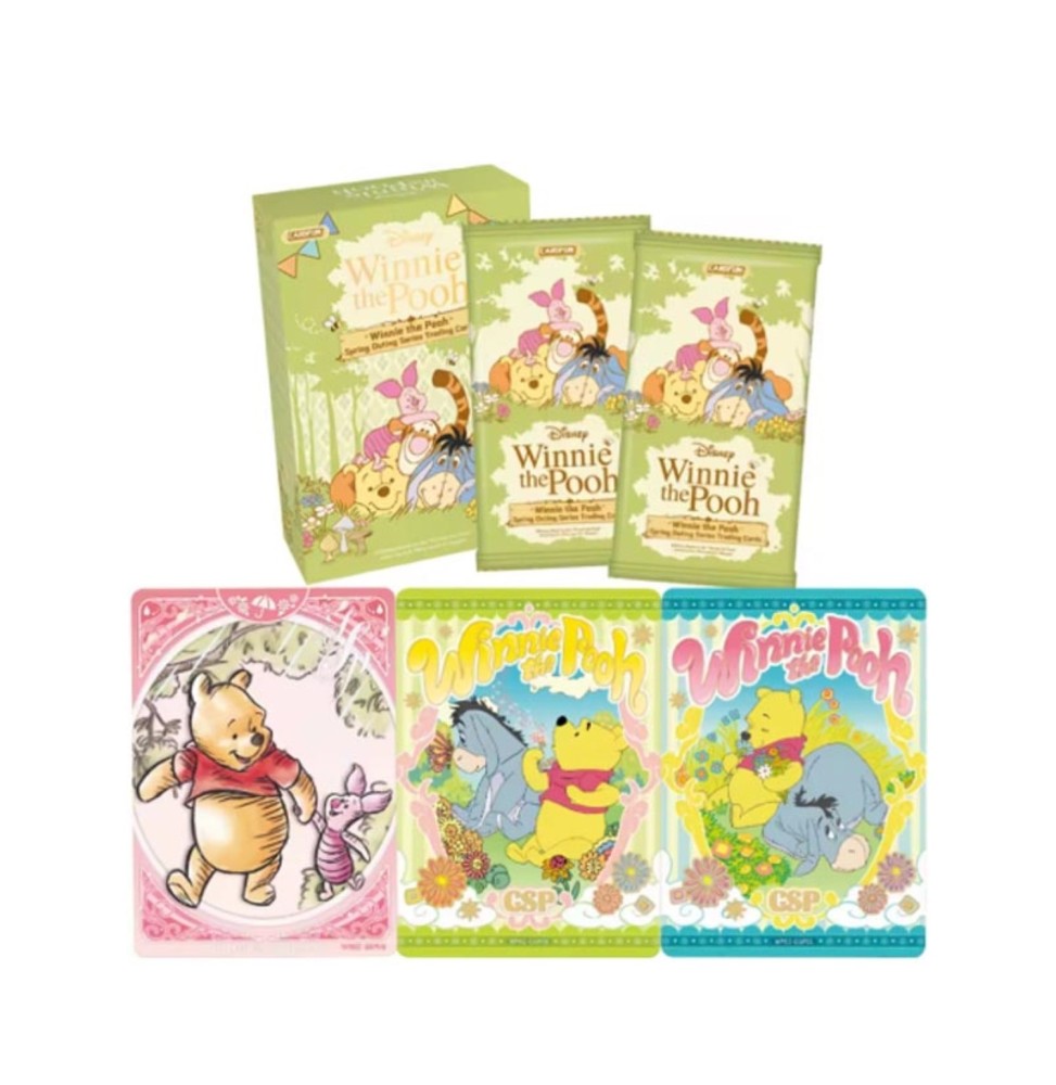 Cardfun Disney Winnie l'Ourson Spring Outing - Boîte de 16 Boosters de 4 Cartes