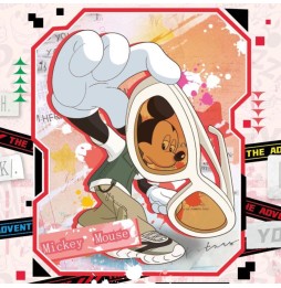 Cardfun Disney Mickey in Real Life - Boîte de 10 Boosters de 4 Cartes