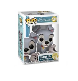 Funko Pop ! Disney La Belle et le Clochard - Tramp & Puppy 9cm