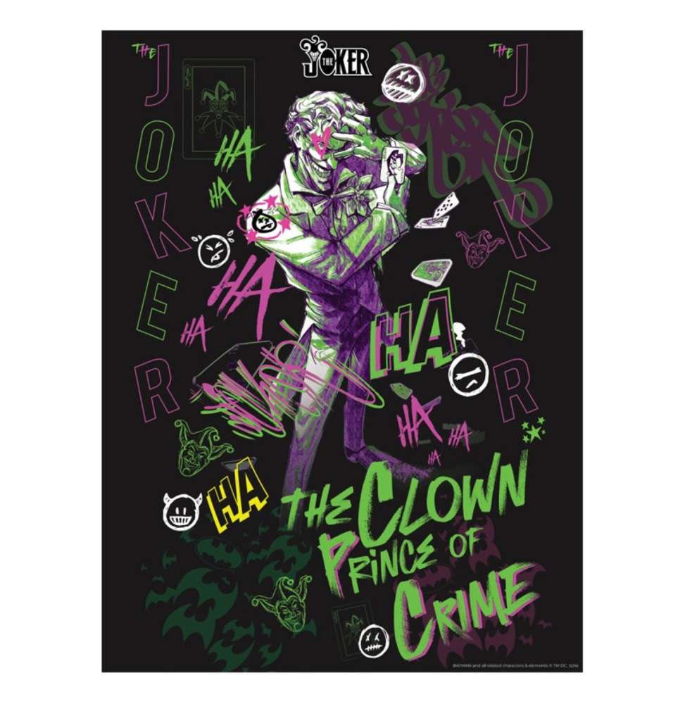 Golden Poster DC : Joker The Clown Prince of Crime