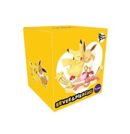 Figurine Pokémon Funism Prime : Evoli et Pikachu Party - 20 cm