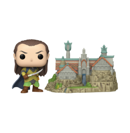 Funko Pop Town ! Le Seigneur des Anneaux - Elrond & Rivendell