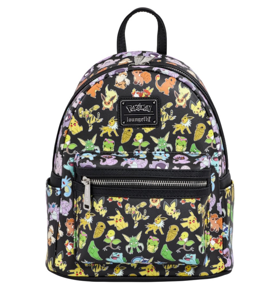 Mini Sac à Dos Loungefly - Pokémon Party Full Print