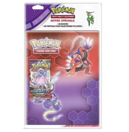 Portefolio Pokémon + 1 Booster Forces Temporelles (Modèle Aléatoire)