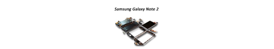 Catégorie Samsung Galaxy Note 2 - FOXCHIP : Ecran LCD + Tactile Complet Samsung Galaxy Note II N7100 Blanc , Cache Batterie Sams