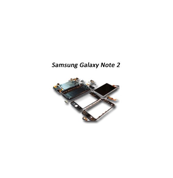 Catégorie Samsung Galaxy Note 2 - FOXCHIP : Ecran LCD + Tactile Complet Samsung Galaxy Note II N7100 Blanc , Cache Batterie Sams